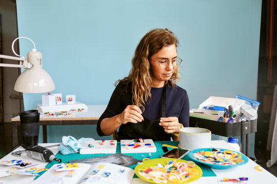 Colorful  Designer Workspace Portrait
