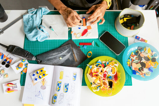 Creative Work Craft Studio With Tools