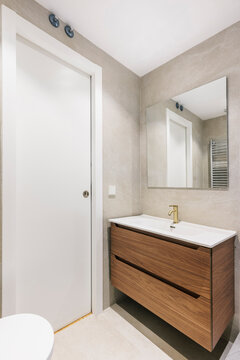 Floating Wooden Bathroom Vanity