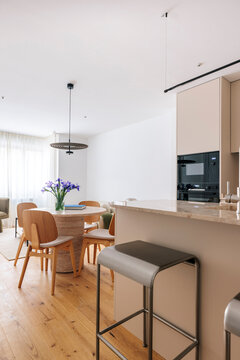 Open Plan Dining and Kitchen
