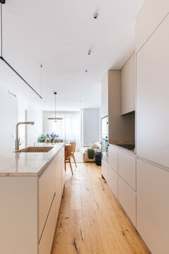 Contemporary Open Kitchen View