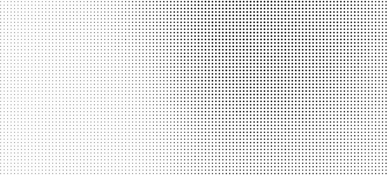 Black and white halftone gradient background with vignette effect
