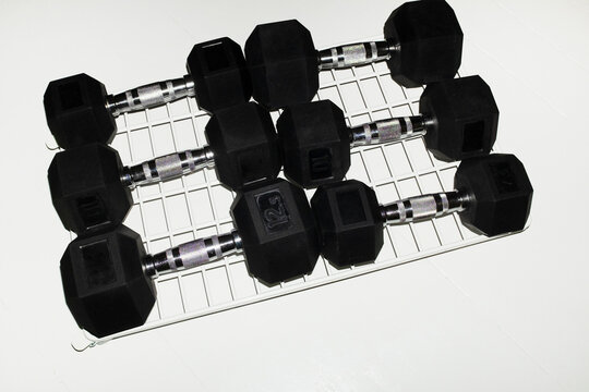 Heavy dumbbell sport gym equipment tool weights with flashlight