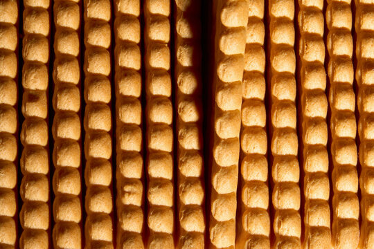 Cookies close up. Food textured background.