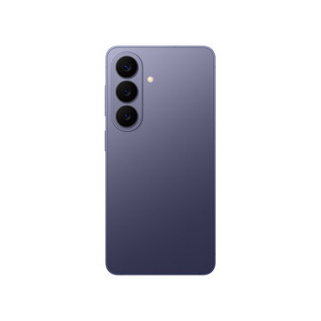 Smartphone 26 Cobalt Violet, Isolated, back view.