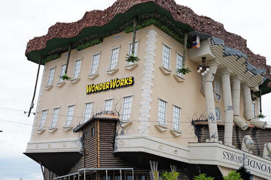 WonderWorks entertainment center focused on science exhibits, Branson, Missouri