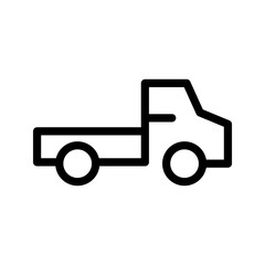 Modern pickup truck icon rugged utility vehicle, cargo transport and versatile work transport concept visual © MDSalim