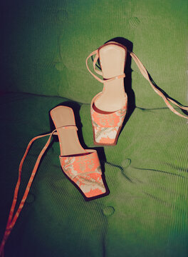 Funky Chinese Strappy Heels 
