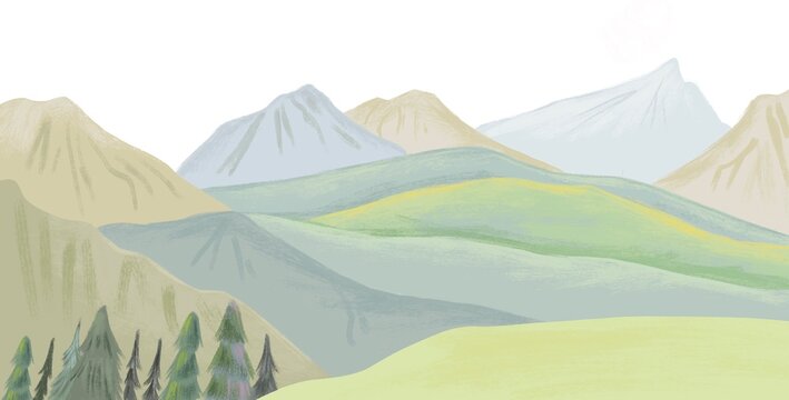 Mountain View illustration