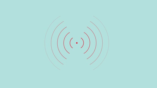 Digital radio waves circle diffusion. redio wave white 4k,Multicolor redio wave abstract vector background.