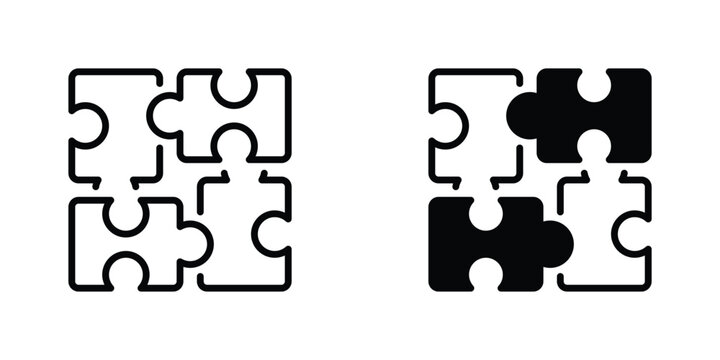 Problem Solving Vector Line Icon for Business and Management