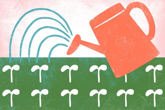 Gardening illustration