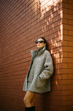 Still Portrait Against Brick