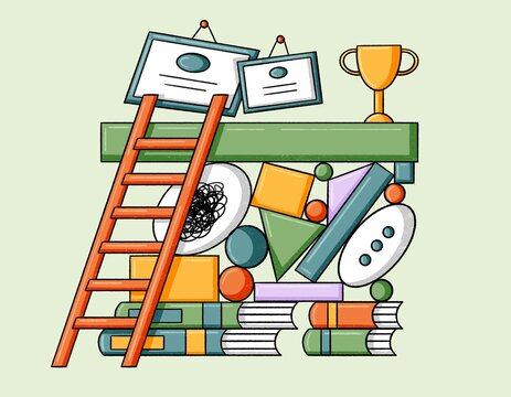 Ladder to success.
