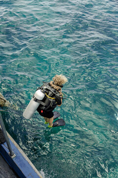Open Water Diver Entry Koh Tao, Thailand