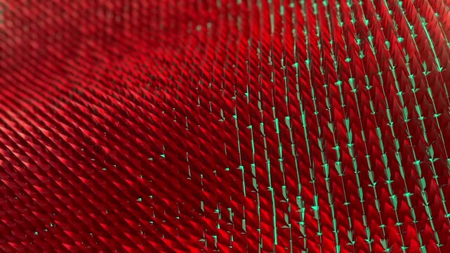 Abstract geometric polygon triangle animation, 4k motion graphics footage