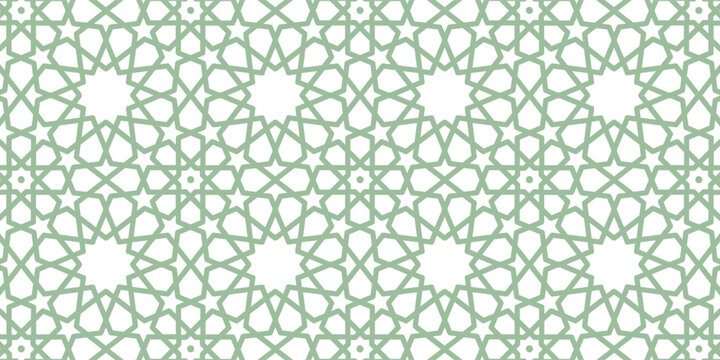Dark blue abstract background with elegant geometric star pattern and deep gradient texture. Islamic pattern background. Seamless pattern in authentic Islamic style. eps10.