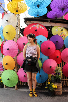 Colorful Umbrella Street
