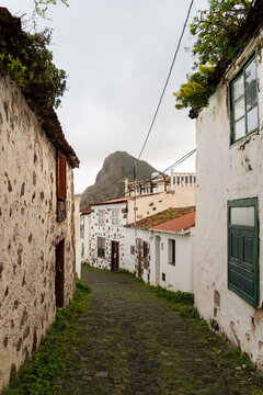 Traditional street village north Tenerife