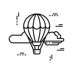 Balloon Sky Adventure Commercial Illustration © OrchiDesign