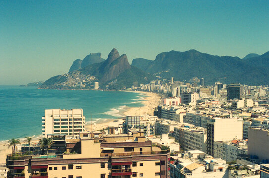 Ipanema Coastline Telephoto View
