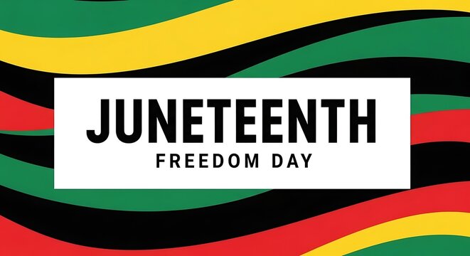 Celebration of juneteenth as freedom day with vibrant colors and bold text happy mothers day