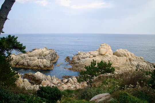 Wide View of Daewangam Rock