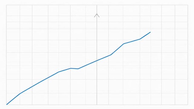 A blue line graph on a grid background.