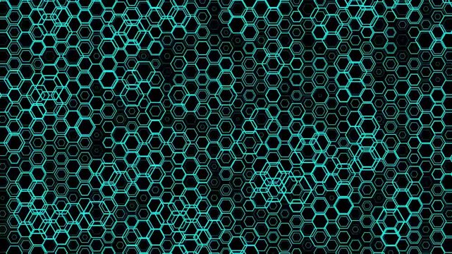 metal net background moves motion video. abstract technology background