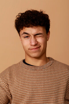 Teenager Making a Funny Face 