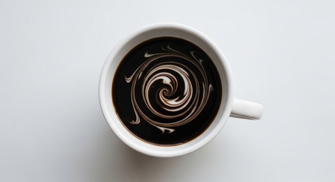 Coffee Swirl - A Delicious Morning Beverage.