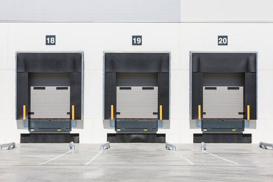Empty Loading Dock Bays