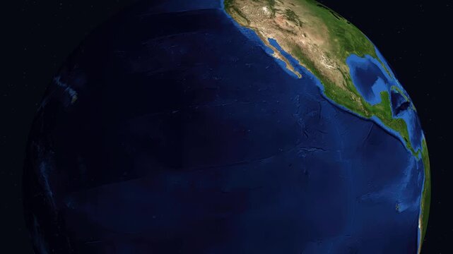 Earth Zoom Animation to Vientiane Laos City Lights at Night