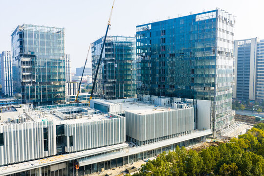 Modern Office Skyscraper Construction