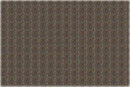Abstract stereogram pattern with hidden three dimensional depth effect brown mosaic texture digital art wallpaper background art