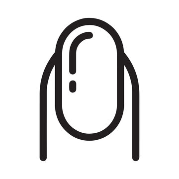 Simple black and white line drawing of a computer mouse icon