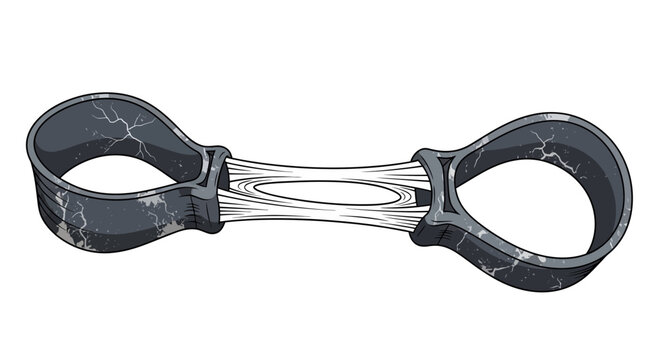 Abstract Mobius Strip Concept Illustration