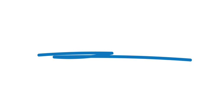 abstract simple blue underline vector art.