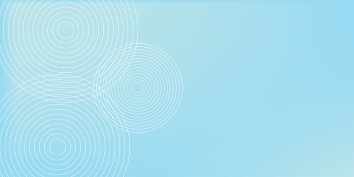 Soft blue background with gradient and circular patterns. The background is smooth and calming, featuring blue and white tones. Gradient patterned background vector. Blue background.
