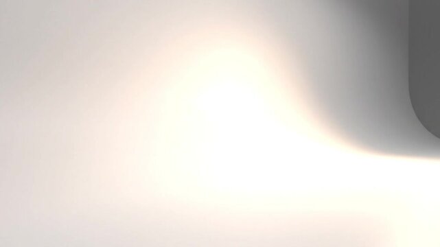 Abstract soft light gradient background with subtle curves and a bright glowing effect creating a gentle atmosphere