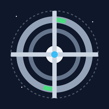 The logo for the new game, the game is a crosshair
