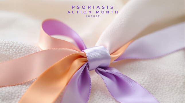 Psoriasis Action Month Concept Image. highlighting chronic skin condition, treatment support, and dermatology care.