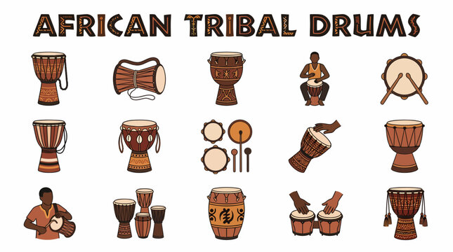 African Tribal Drums Collection