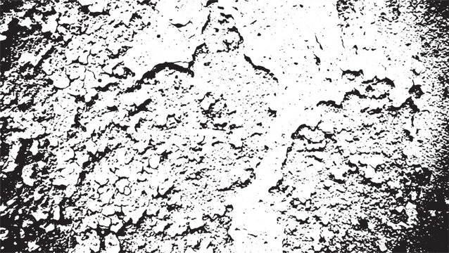 Vector Grunge Texture  Vintage blurred scratched grunge on isolated whit background for copyspace. Old film effect overlays. Stock illustration.