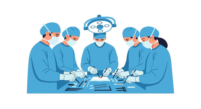 Surgeons in operating room.