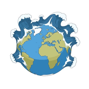 Globe Earth Planet World Map 3.