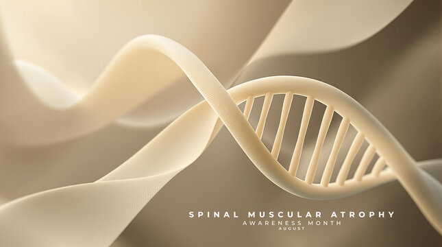 Spinal Muscular Atrophy Awareness Month Concept Image, featuring neuromuscular health, genetic conditions, and patient support.