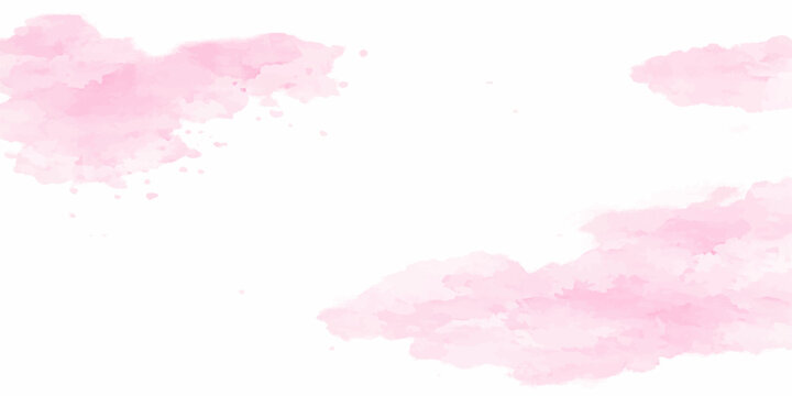 Pink watercolor abstract background with paint splashes ink textures and colorful artistic brush patterns
