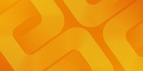 Orange abstract background. Minimal pattern. Vibrant gradient geometric lines. Modern design. Suit for banner, cover, business, flyer, poster, website, brochure, corporate © nawari