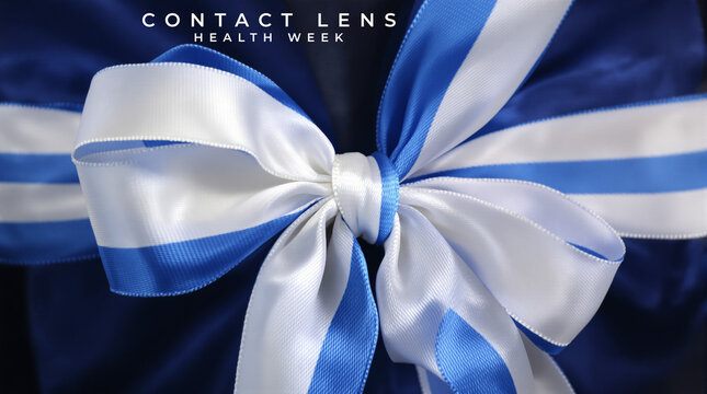 Contact Lens Health Week Concept Image. highlighting proper lens care, eye safety, and healthy vision.